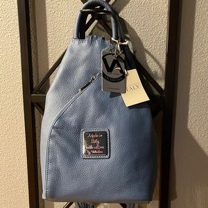 Valentina Made in Italy leather backpack
